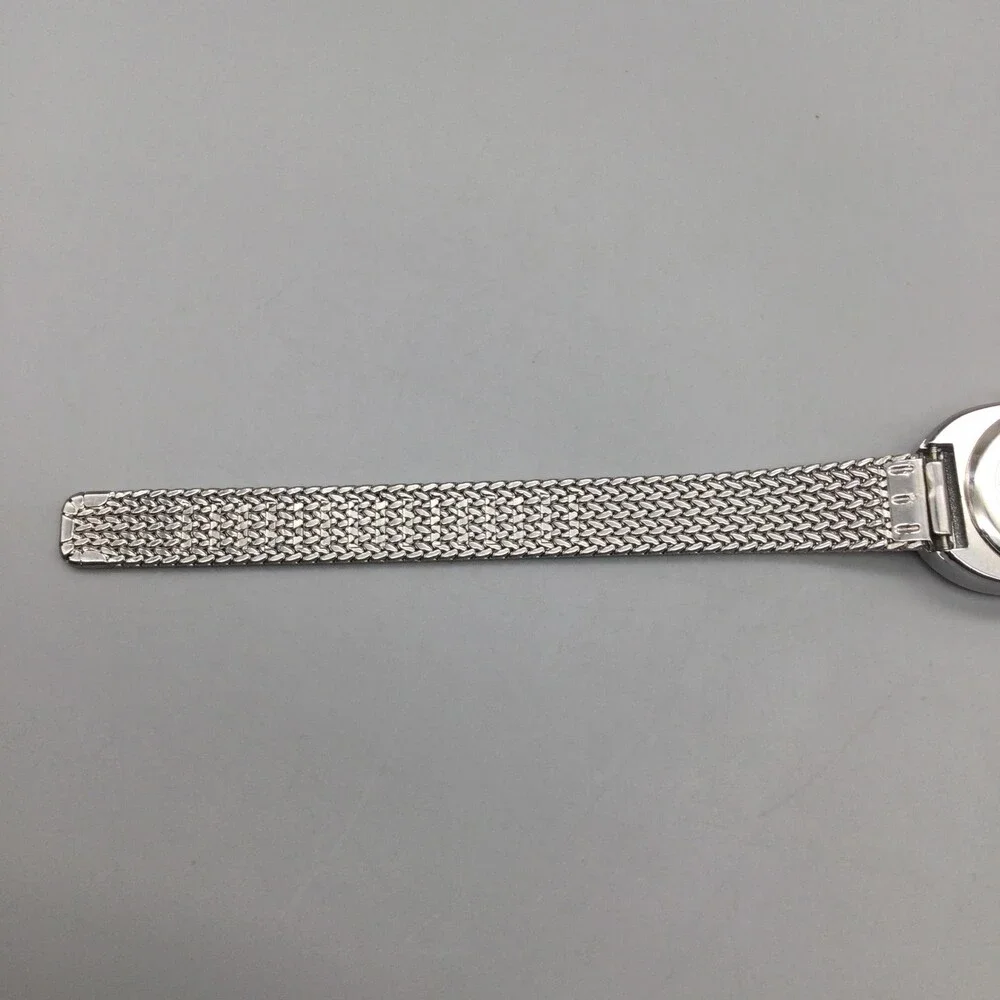 Sunlifex Womens Watch 23mm MOP Dial Silver Tone Mesh Stainless New Battery